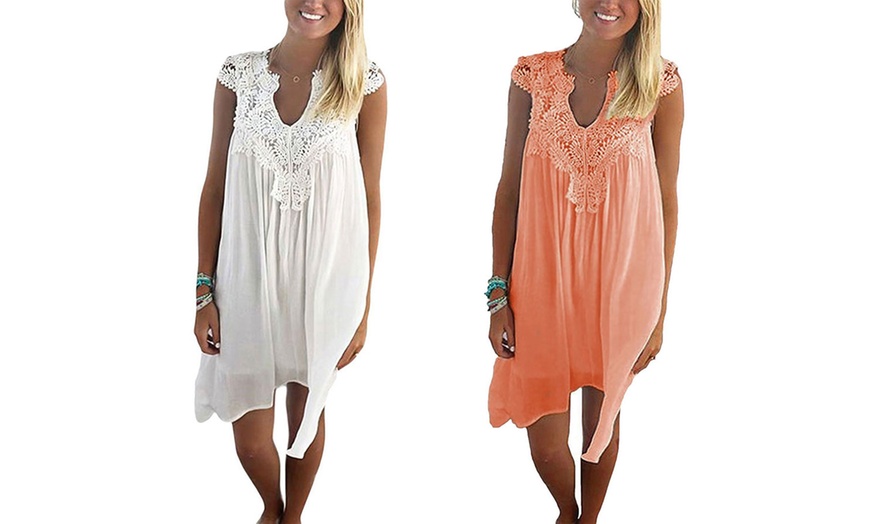 Image 11: Floaty Beach Dress