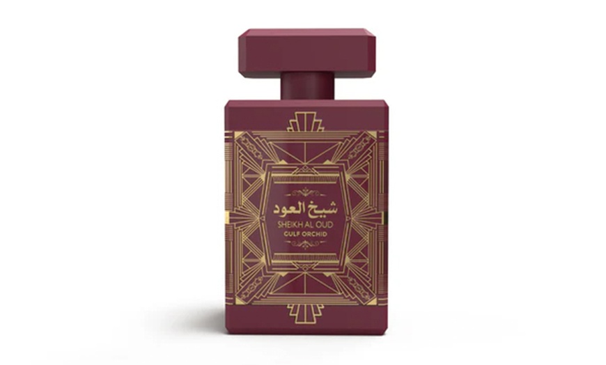 Image 2: Gulf Orchid eau de parfum 'Sheikh Al Oud Red, White' of 'Blue'