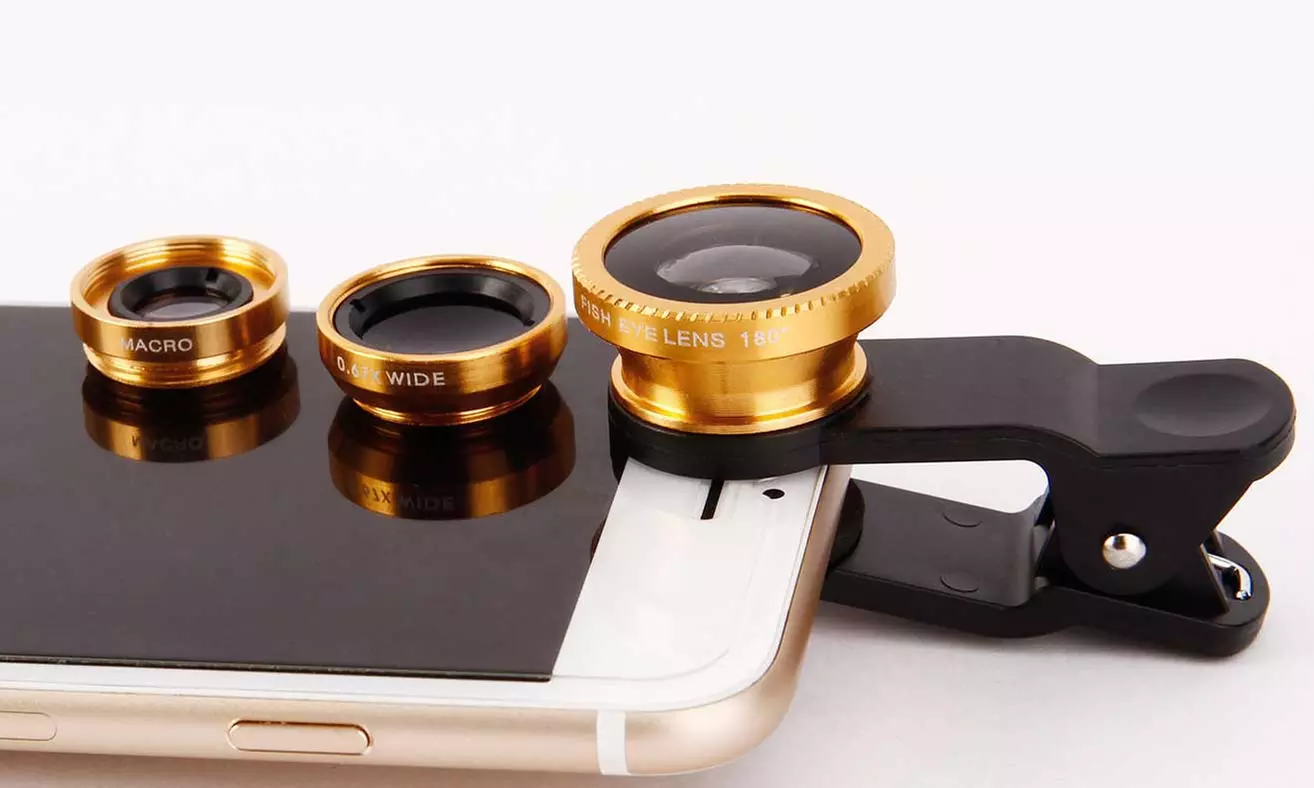 1 ou 2 kits objectif photo pour smartphone 3 en 1 - Primary Image