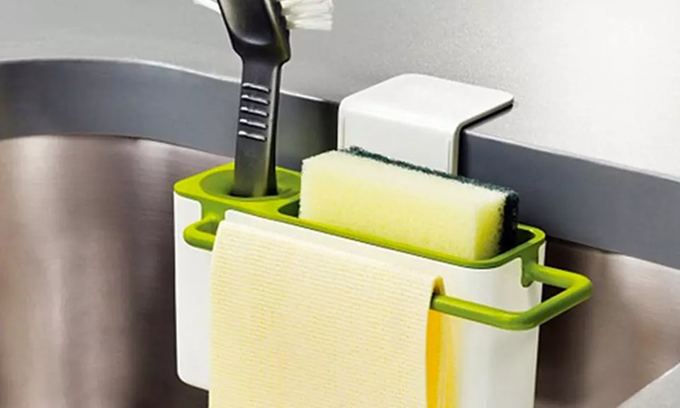 1 ou 2 supports de rangement suspendu pour évier, livraison offerte - Primary Image