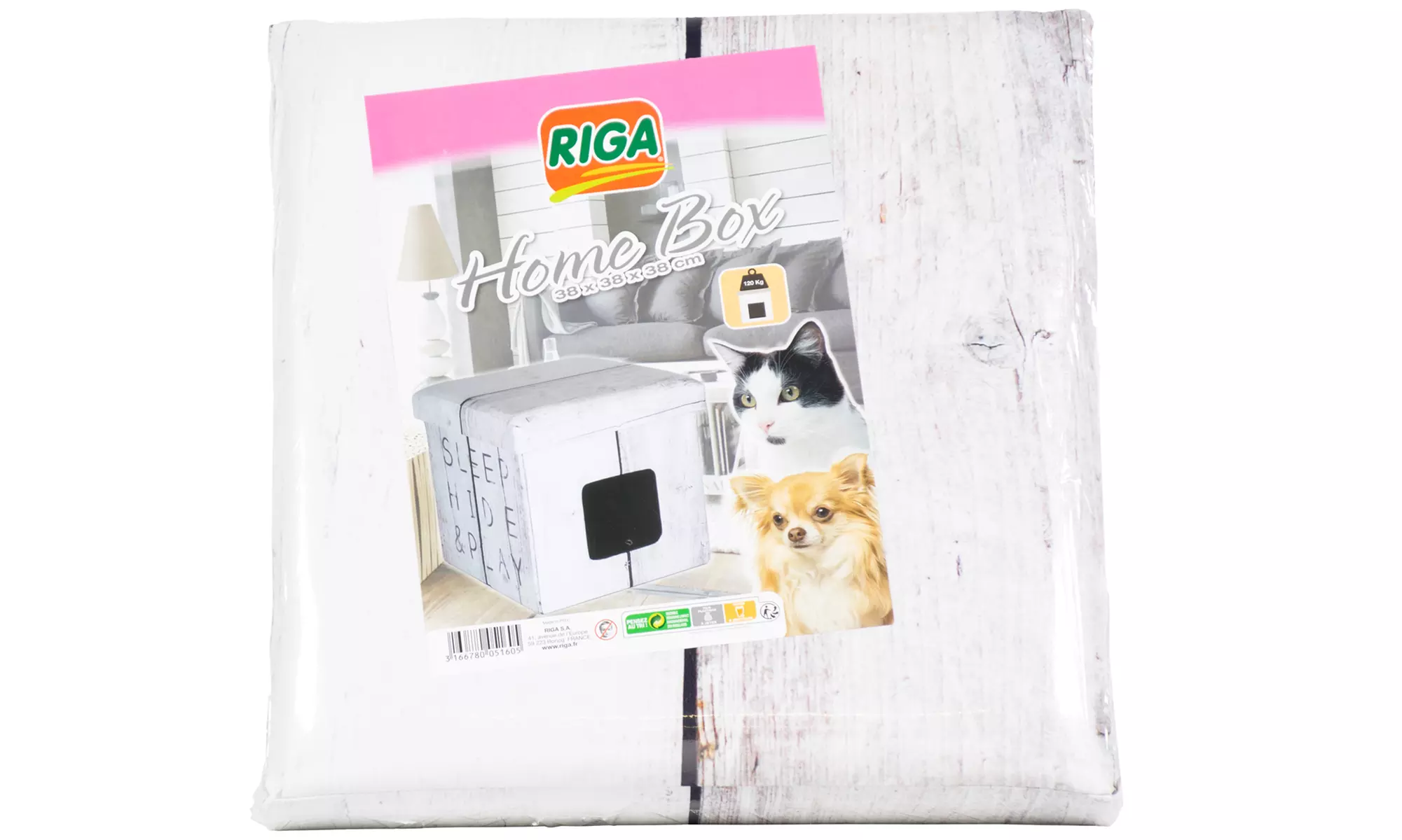 Niche tabouret pliable RIGA pour chien ou chat - Second Medium