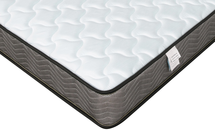 Image 2: Memory Foam Quilted Sprung Mattress