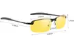 Polarized Night Vision Driving Glasses Yellow Lens Goggles for Outdoor - Second Medium