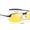 Image 3: Polarized Night Vision Driving Glasses Yellow Lens Goggles for Outdoor