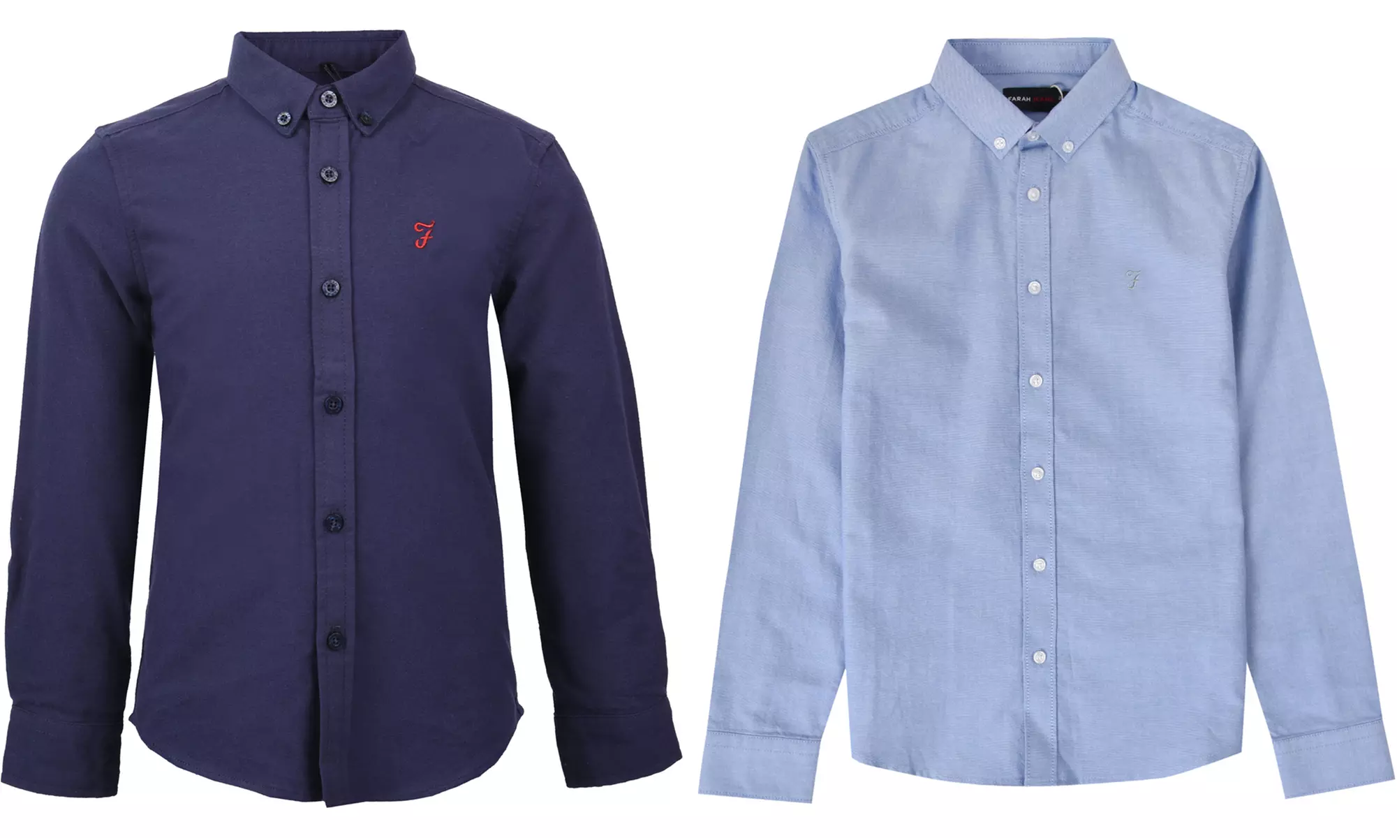 Chemise oxford à manches longues Brewer de Farah pour enfants - Primary Image