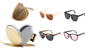 Folding Sunglasses with Protective Case