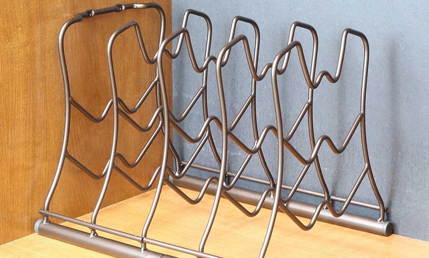 Image 2: Five-Tier Pan Organiser Rack