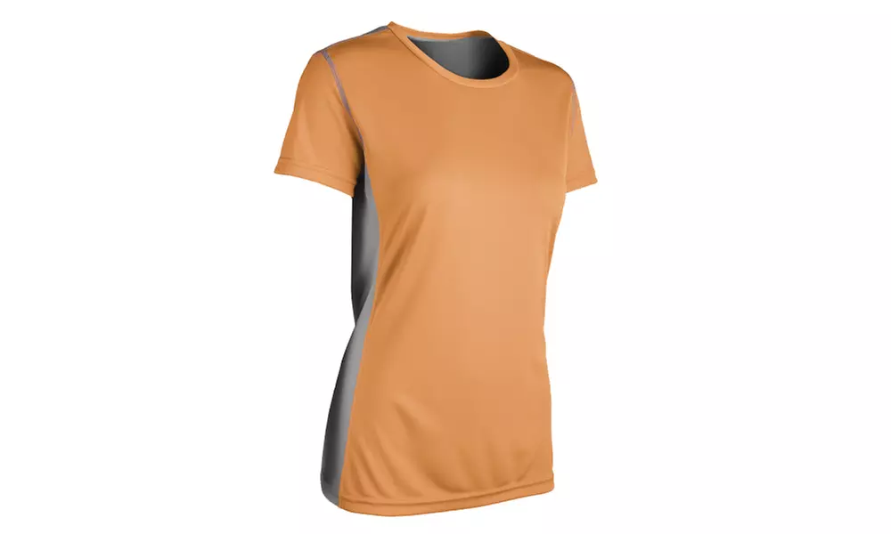 Zorrel Women's Color Block Active Tee. Plus Sizes Available. - Image 7