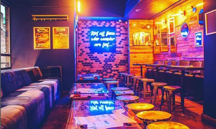 Two Cocktails and Nachos