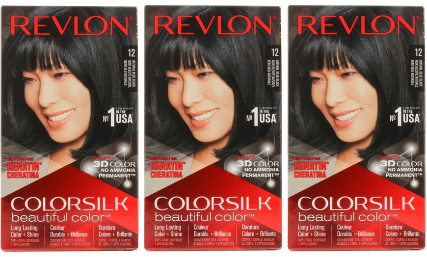 Image 12: Revlon Colorsilk Permanent Hair Colour Three-Pack