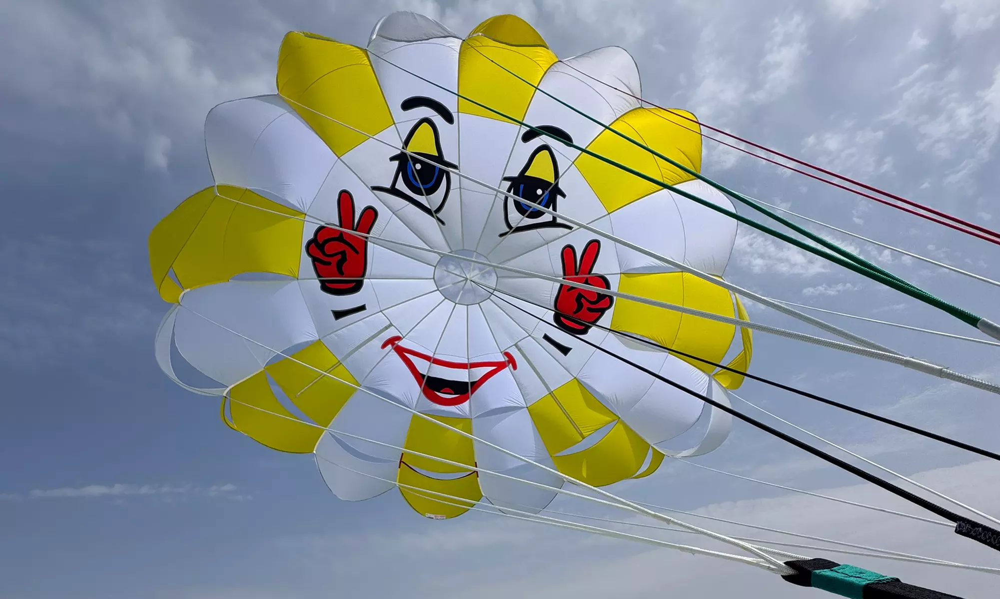 Soar Above Dubai's Coastline with 30-Minute Parasailing for One or Two