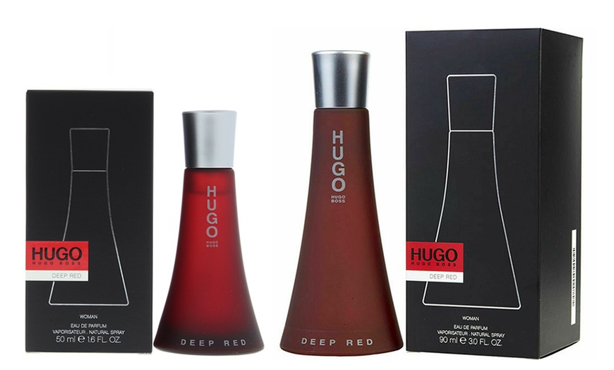 Image 1: Hugo Boss Women's Deep Red EDP 50ml or 90ml