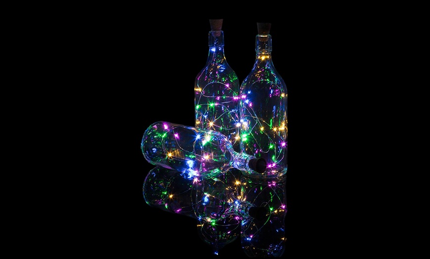 Image 3: One, Two or Three Decorative Bottle Fairy String Lights