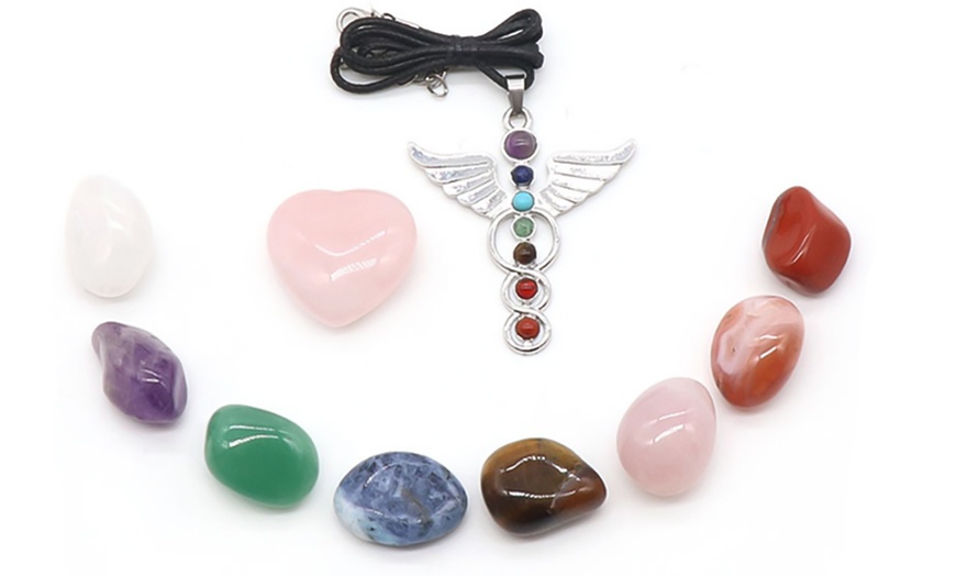 Image 2: Ten-Piece Chakra Stone Set