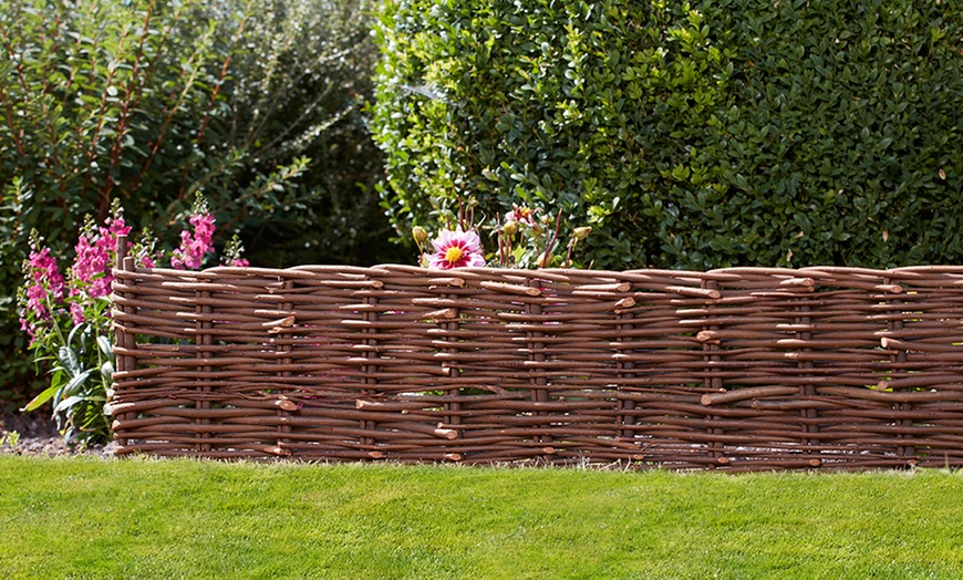 Image 2: Two- or Four-Pack of Woven Willow Borders