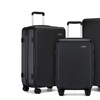 Image 15: One or Three Minimalist Design Hard Shell Luggage Set with TSA Lock 