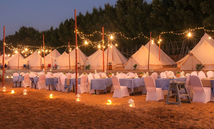 Image 3: RAK: 1-Night 4* Beach Camping Experience with Activities