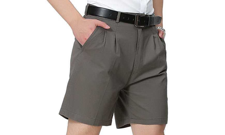 Image 3: Men's Casual Suit Shorts