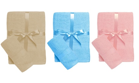 Fino a 6 asciugamani in tessuto di puro cotone di alta qualità disponibili 2 misure e vari colori