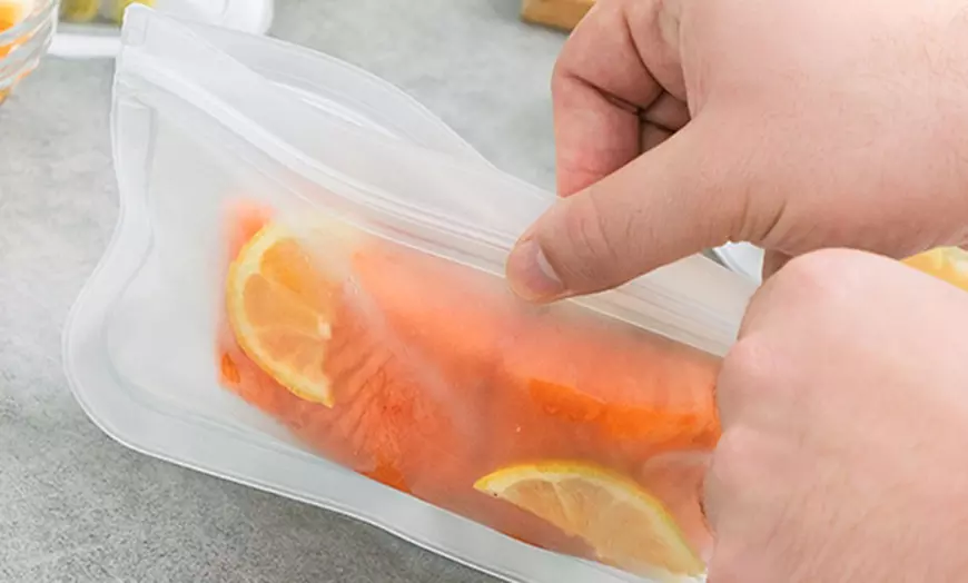Image 3: Pack de 10 sacs alimentaires réutilisables