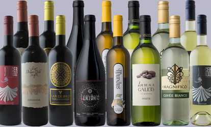 Up to 78% Off 15-Bottle Packs of European Wines