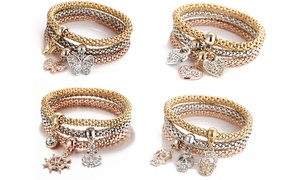 Three-Piece Charm Bracelet