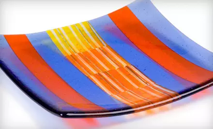 $47 for an Introductory Fused-Glass Plate-Making Class at Bullseye Glass Co. ($100 Value) - Primary Image