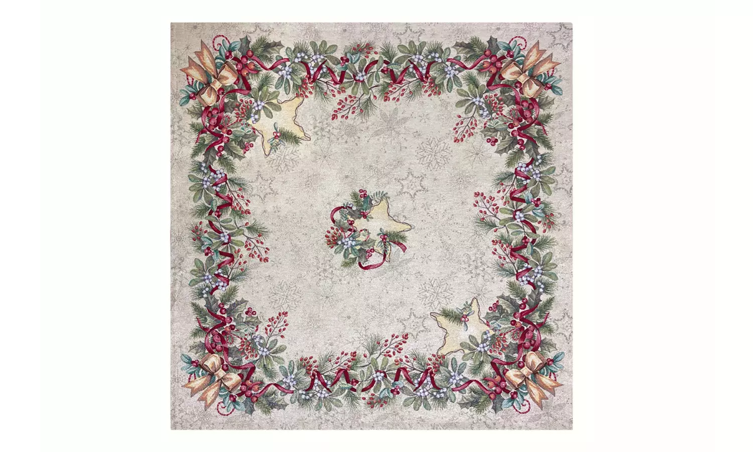 Centrotavola Natalizio in tessuto gobelin