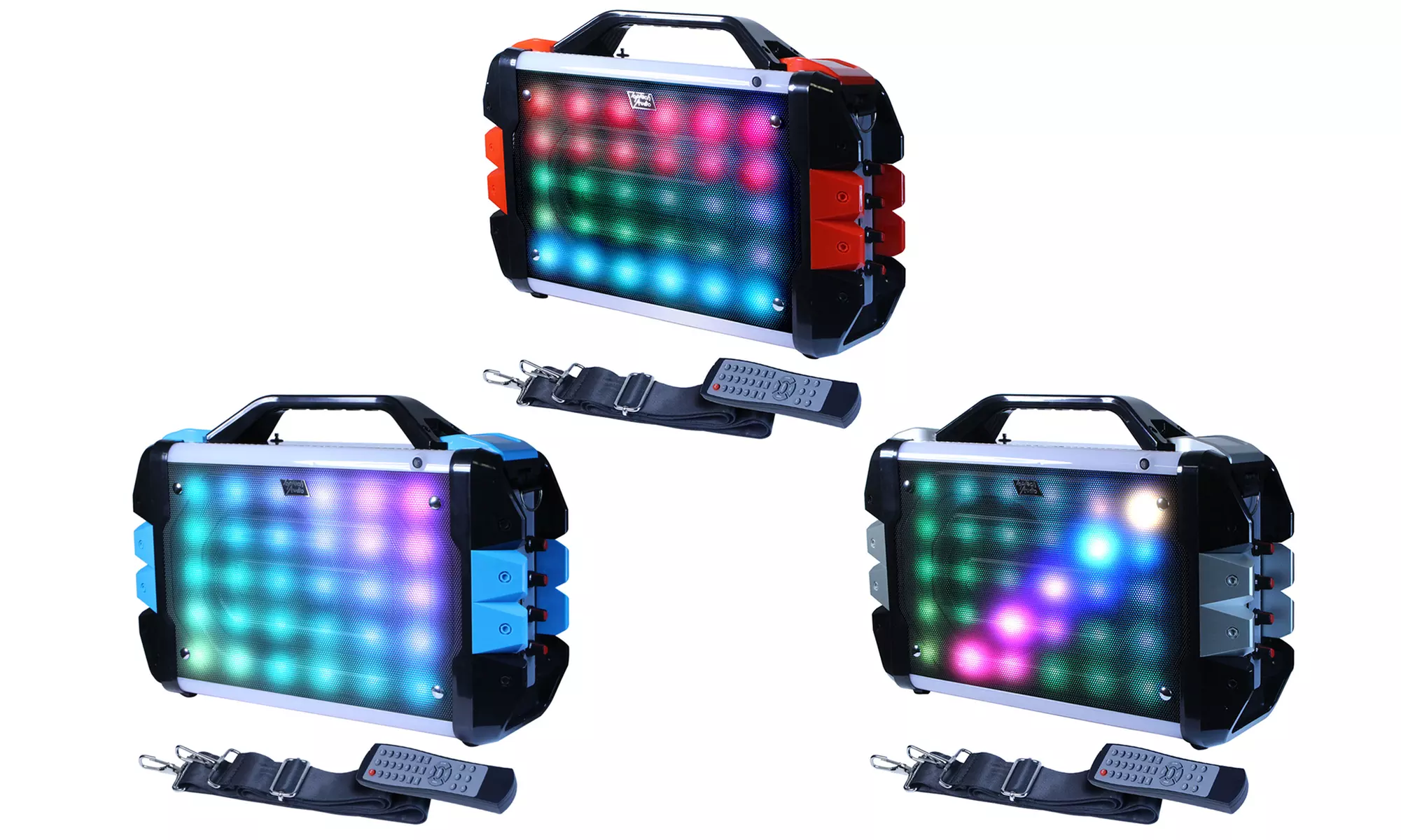 TopTech Fully Amplified Portable Wireless Bluetooth 1000-Watt Speaker with LED Light  - Primary Image