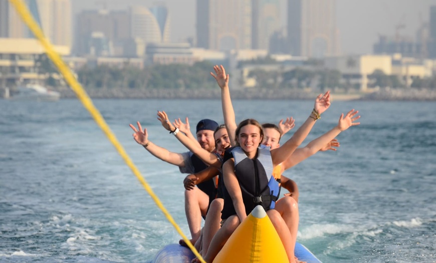 Image 6: Banana or Donut Ride at Break Water Adventure at Palm Jumeirah