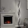 Image 1: Modern LED Floor Lamp with Foot Switch in 2 Colours