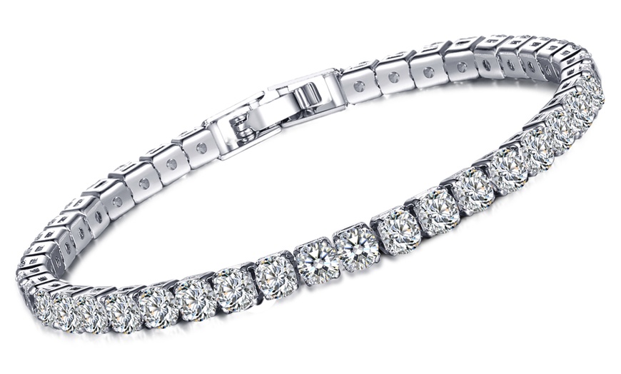 Image 3: Women's Tennis Bracelet