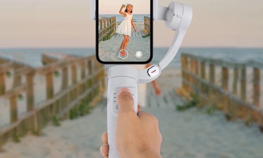 Image 3: Stabilizzatore per smartphone pieghevole