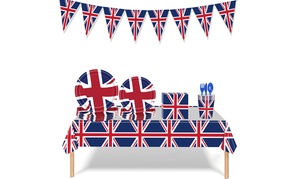  British Flag Party Supplies Set 