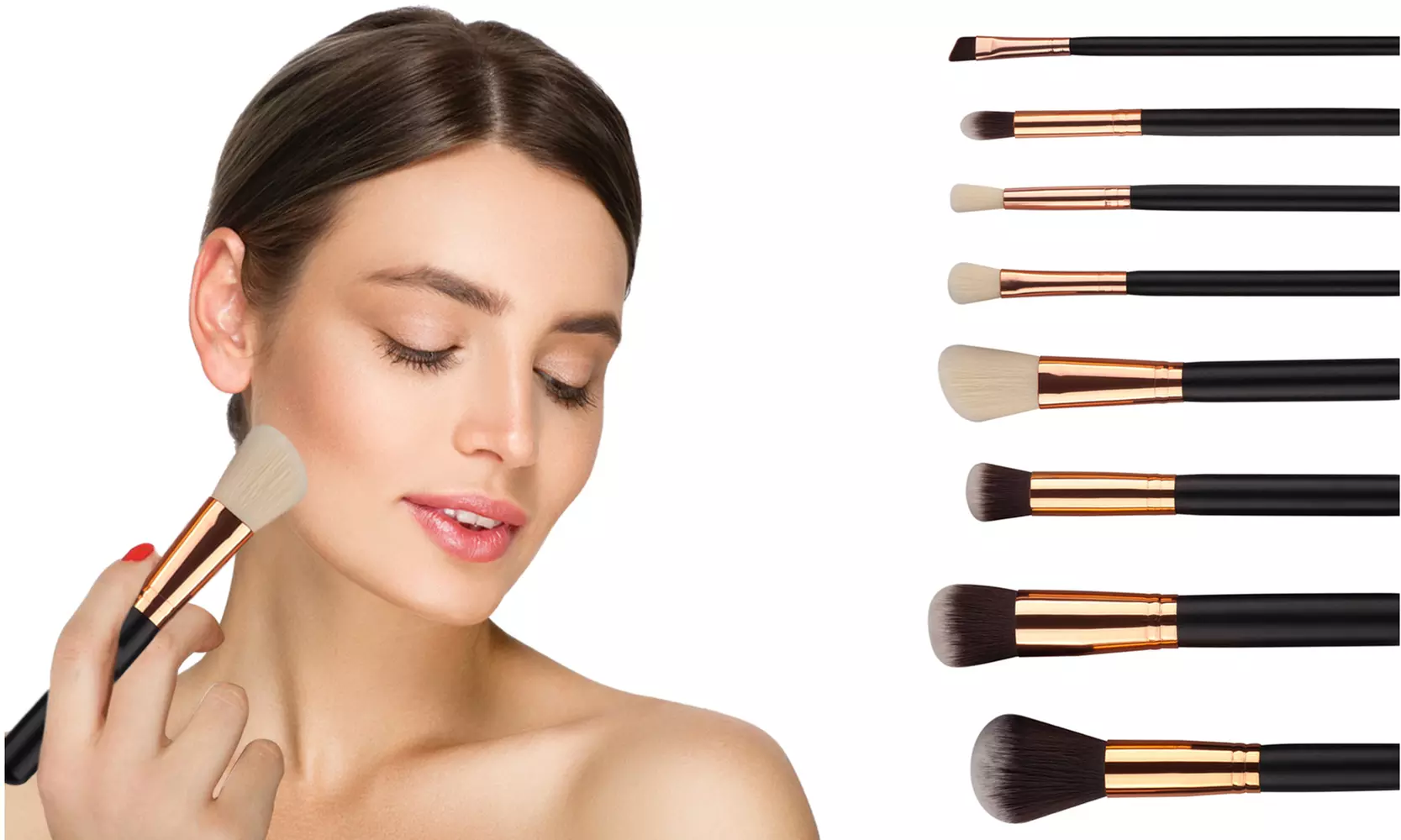 Princess Kabuki Makeup Brushes Set (7-Piece) - Primary Image