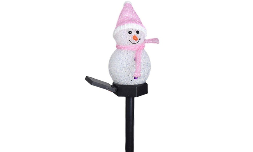 Image 19: Snowman Solar Light