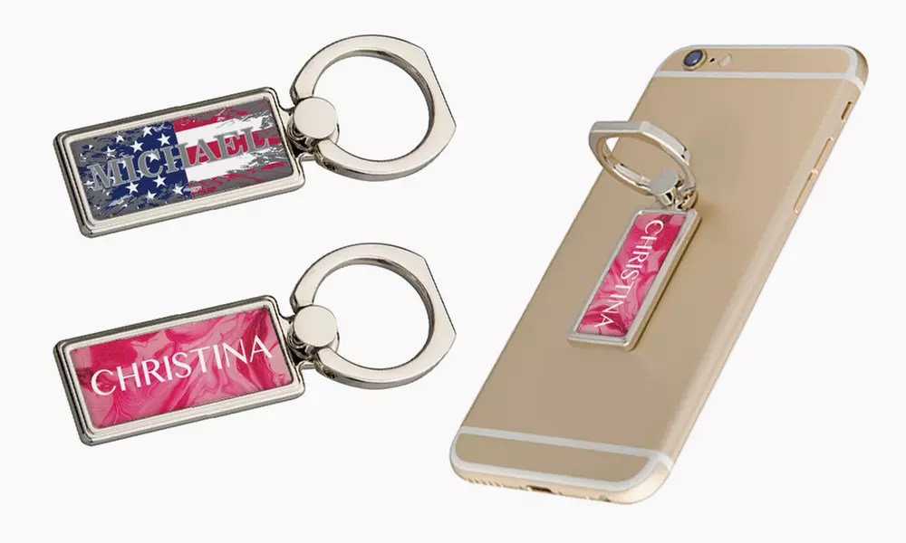 Personalized Mobile Phone Ring Holder from Monogram Online (Up to 61% Off) - Second Medium