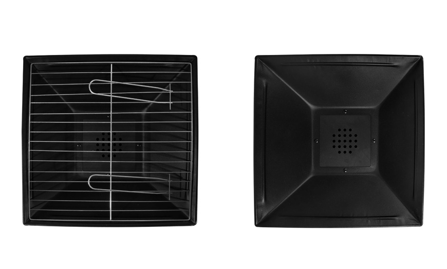 Image 2: Three-in-One Outdoor Square BBQ Grill