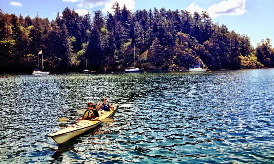 Kayak or Paddleboard Rental with Two Burgers from Rush Adventures and Stickleback Eatery (Up to 45% Off) - Primary Image