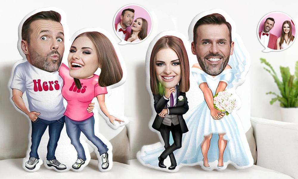 Up to 78% Off Personalized Face Pillows from Justyling
