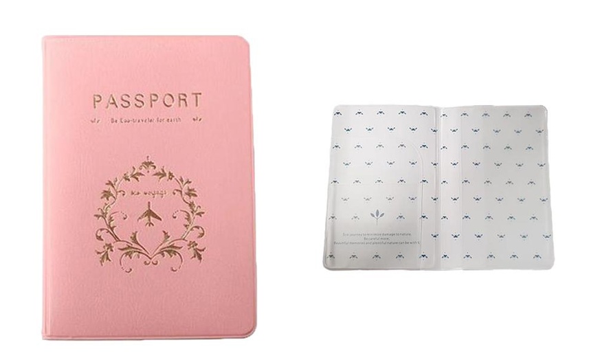 Image 4: His and Hers Passport Holders