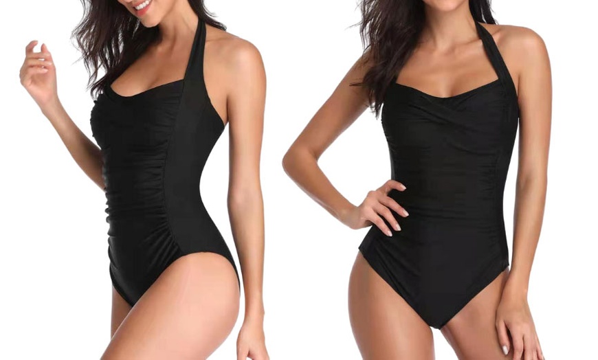 Image 3: Tummy Control One Piece Swimsuit