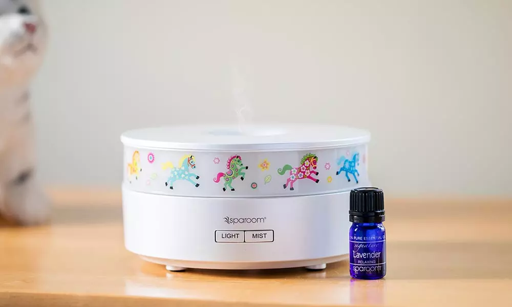 AromaGoRound Ultrasonic Aromatherapy Diffuser and Essential Oil Set - Primary Image