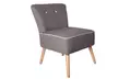 2 Fauteuils bicolore gris et jaune - Second Medium