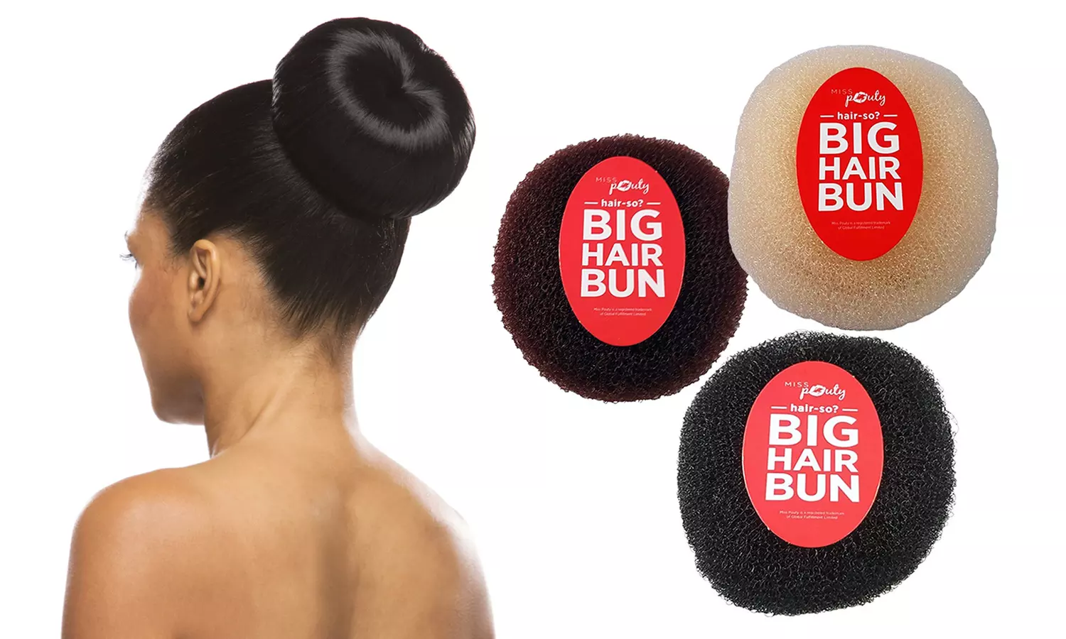 Extra large chignon bun en mousse - Primary Image