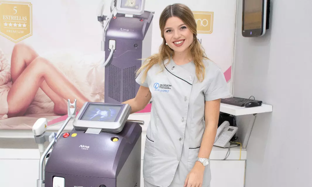 Hasta 7 sesiones de depilación láser unisex en una zona a elegir