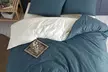 Juego de ropa de cama UNI que incluye una funda nórdica y 2 fundas de almohada de 65 x 65 cm - Second Medium