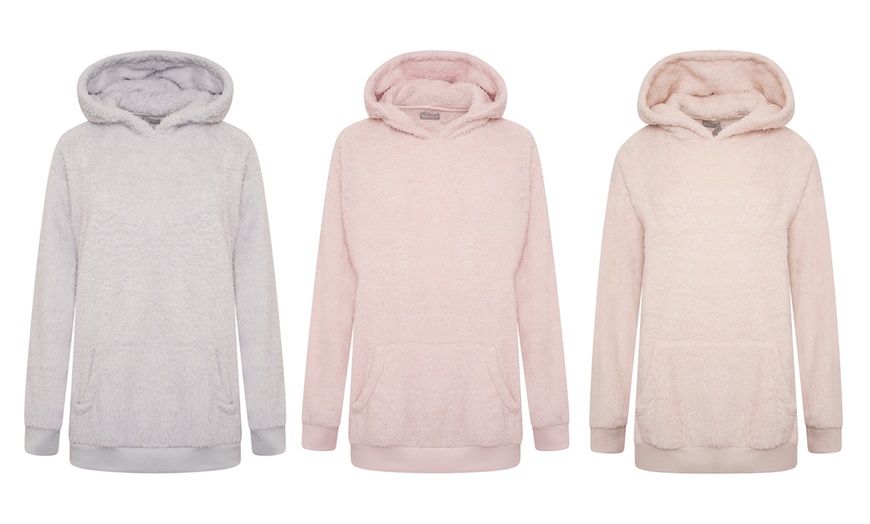 Image 1: Women's Teddy Hoodie