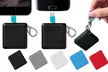 Porte-clés carré batterie de secours Powerbank 1200 mAh - Second Medium