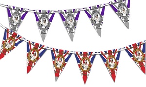  One or Two Queen's Platinum Jubilee Bunting Set 